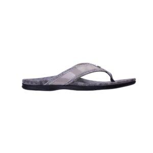 Spenco Waco Women's Cabo Slip on Thong Flip Flops in Grey Size 5B